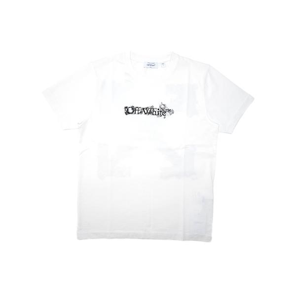OFF WHITE - Heraldic Threshold Arrows Tee - White — alternate view