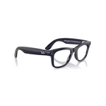 Ray-ban - Wayfarer- Shiny Cosmic Blue W/trans Saphire Glasses - Blue