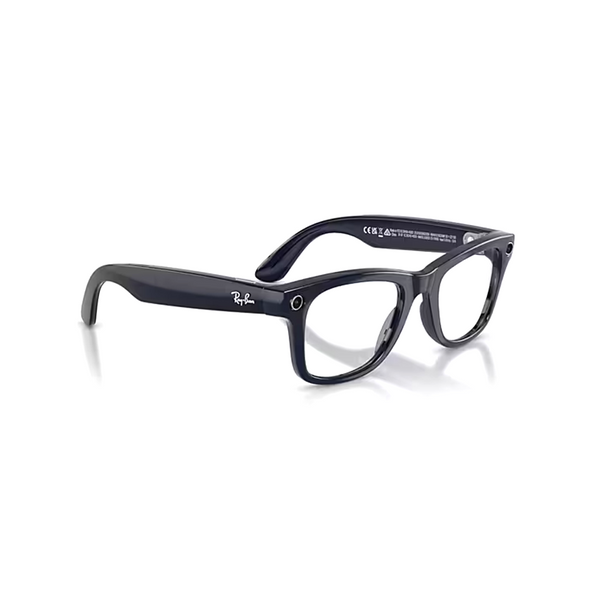 Ray-ban - Wayfarer- Shiny Cosmic Blue W/trans Saphire Glasses - Blue — alternate view