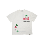 Almost Someday - Sugar Hill - Cherry T-shirt - White