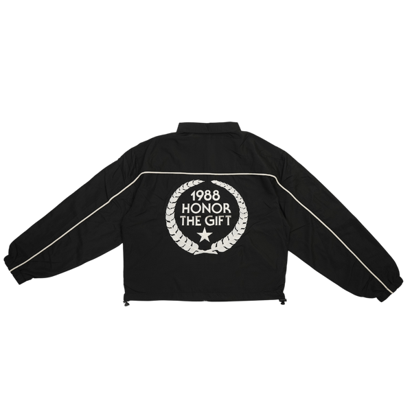 Honor the Gift - Htg - Honeycomb Track Jacket - Black — alternate view