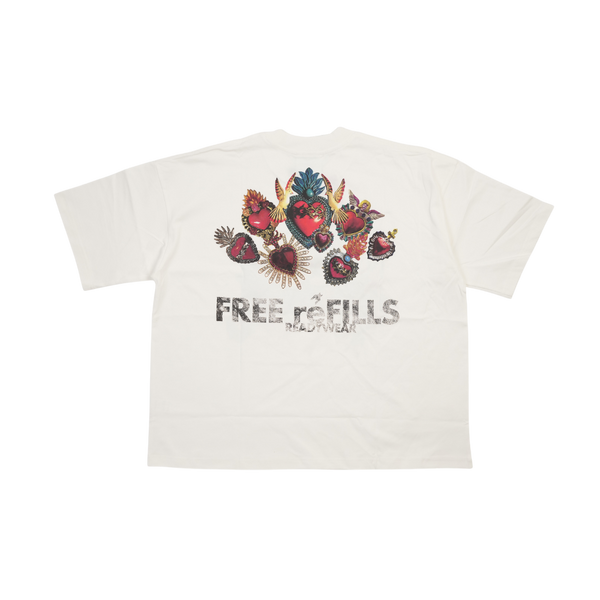 Free Refills - Adorn Tee - Cream — alternate view