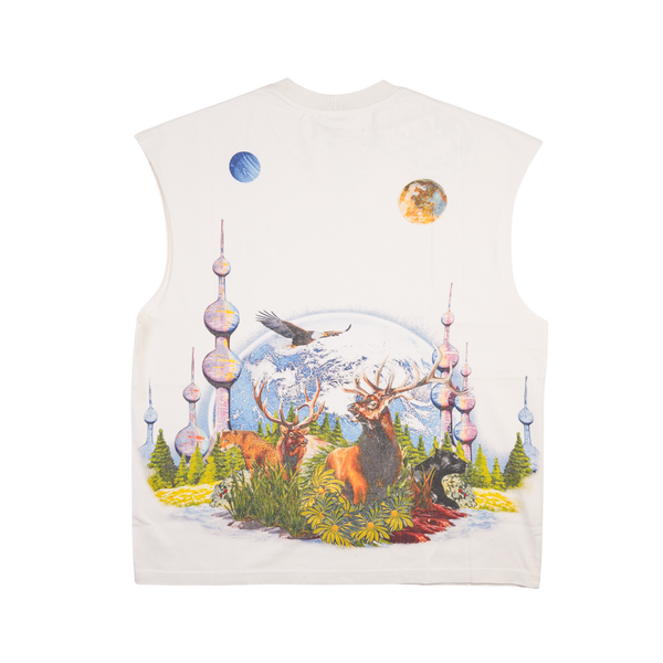 Billionaire Boys Club - BBC - Bb Memories Tank Tee - White — alternate view