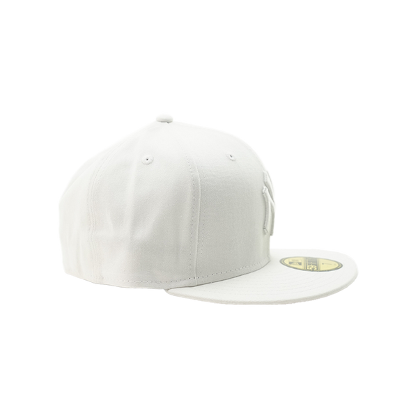 New Era - Mlb Basic 5950 Neyyan White Fitted Hat - White — alternate view