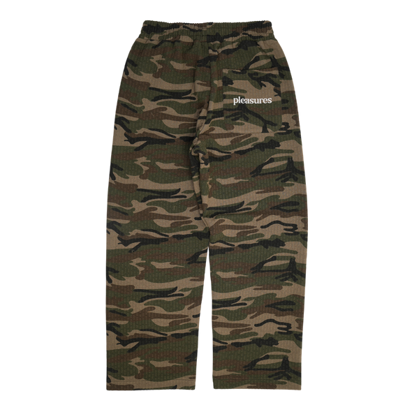 Pleasures - Textured Camo Desire Sweatpants - Red — alternate view