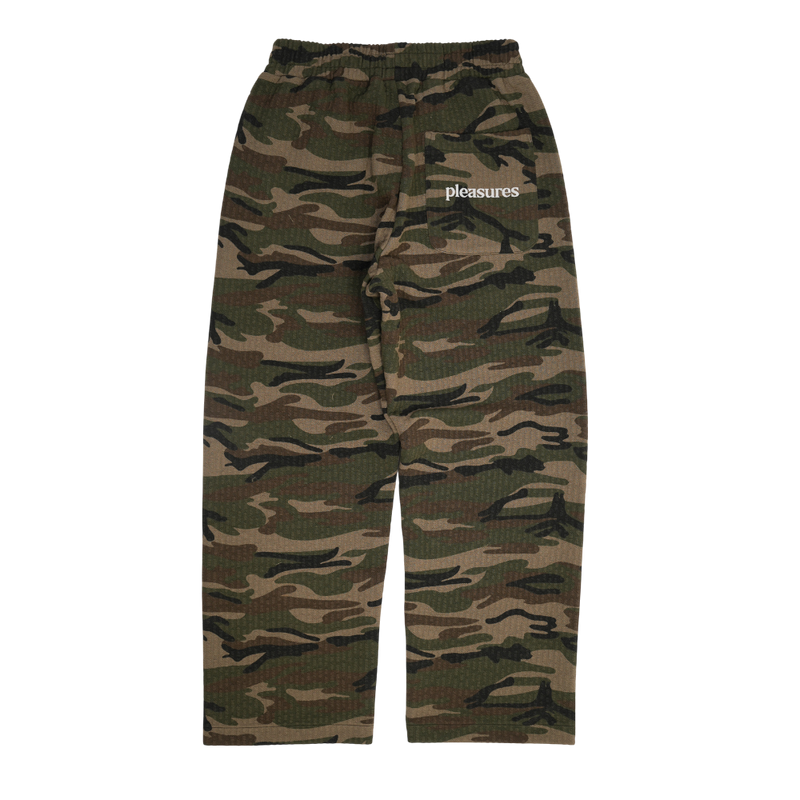 Pleasures - Textured Camo Desire Sweatpants - Red