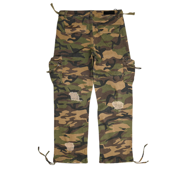 Embellish - Patch Baggy Cargo Pants - Multicolor — alternate view
