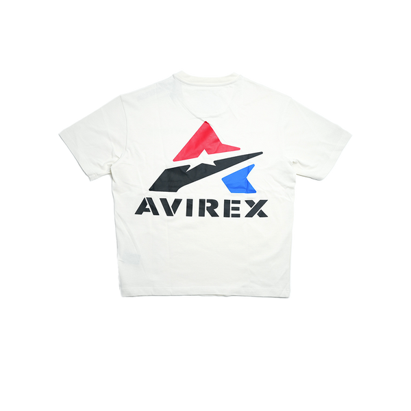 Avirex - Stacked A Tee Short Sleeve Graphic Tee - White — alternate view