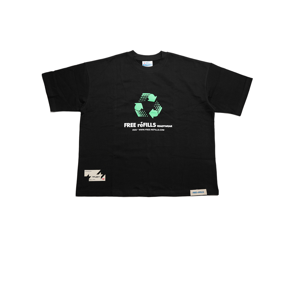 Free Refills - FRR Tee Short Sleeve Graphic Tee - Black