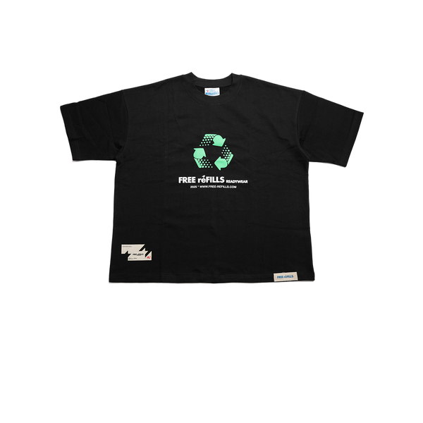 Free Refills - FRR Tee Short Sleeve Graphic Tee - Black