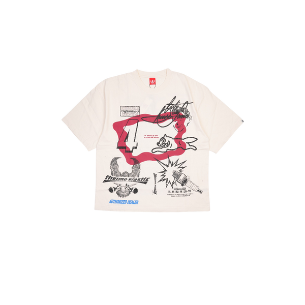 Ice Cream - Melon Ss Knit Tee - White