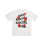 Anti Social Social Club - Assc - Embroidered Rose Kkotch Tee - White