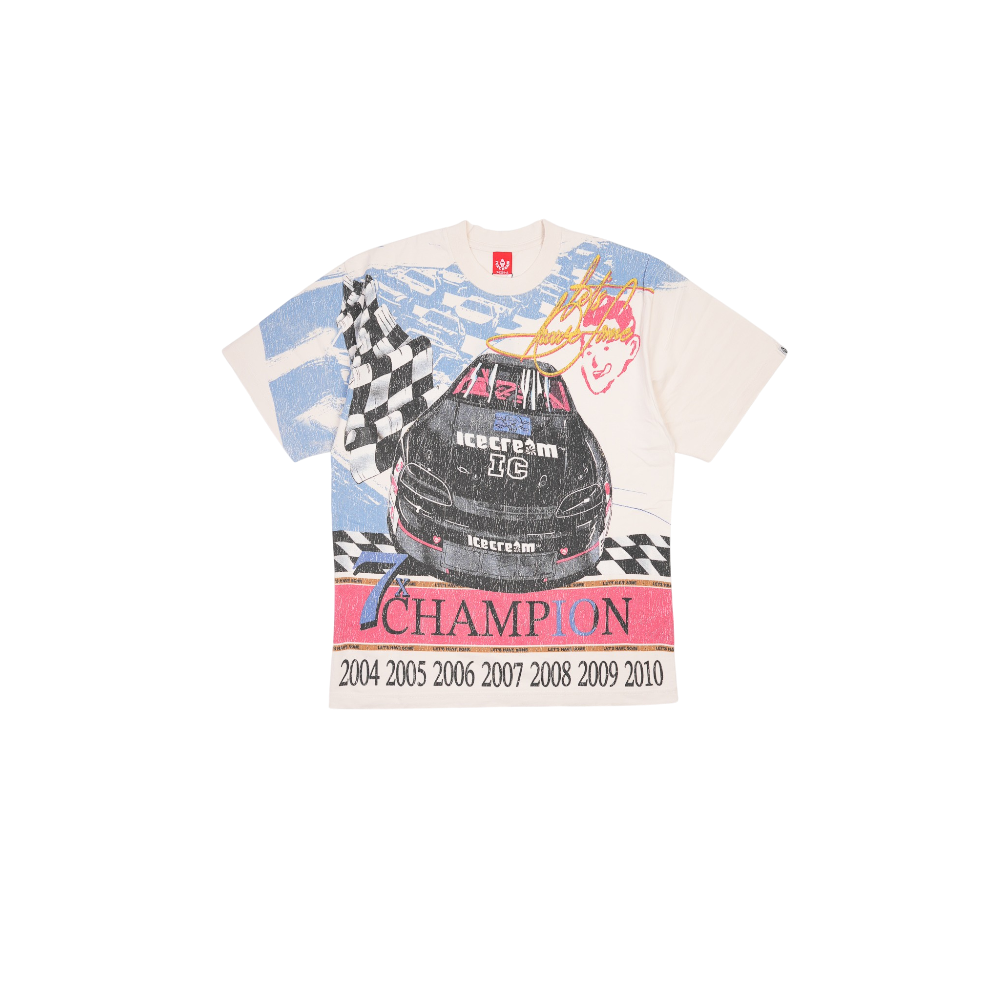 Ice Cream - Pomegranate Ss Knit Tee - White