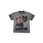 Keep Out Fake Love - Kofl - Free Lunch Tee - Charcoal Oil Wash - Charcoal