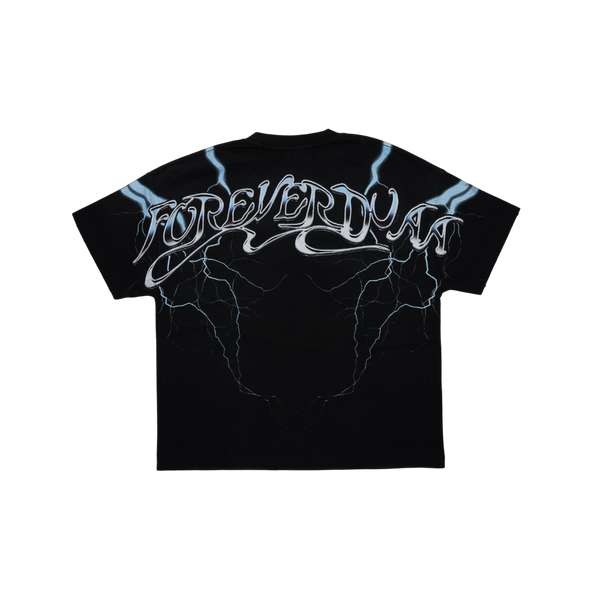 Duaa - Electric Tee - Black — alternate view