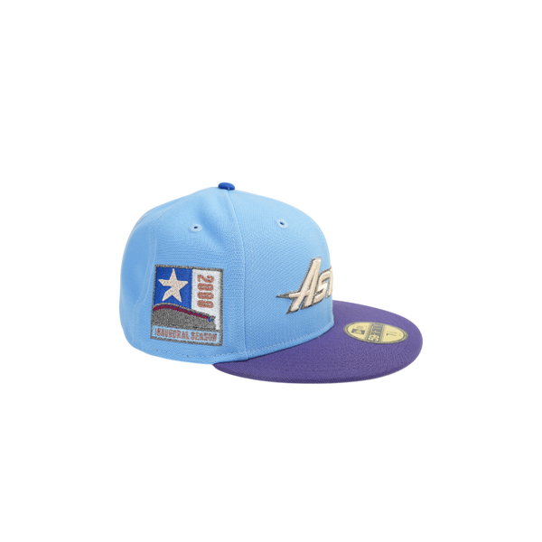 New Era - 5950 Houastco Aug Fitted Hat - Blue — alternate view