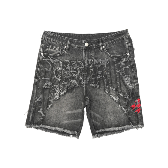 Free Refills - Core Denim Jorts - Black