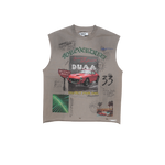 Duaa - So Cal Cutoff Tee - Grey