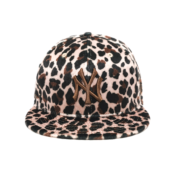 Animal Print New York Yankee - Fitted - Black