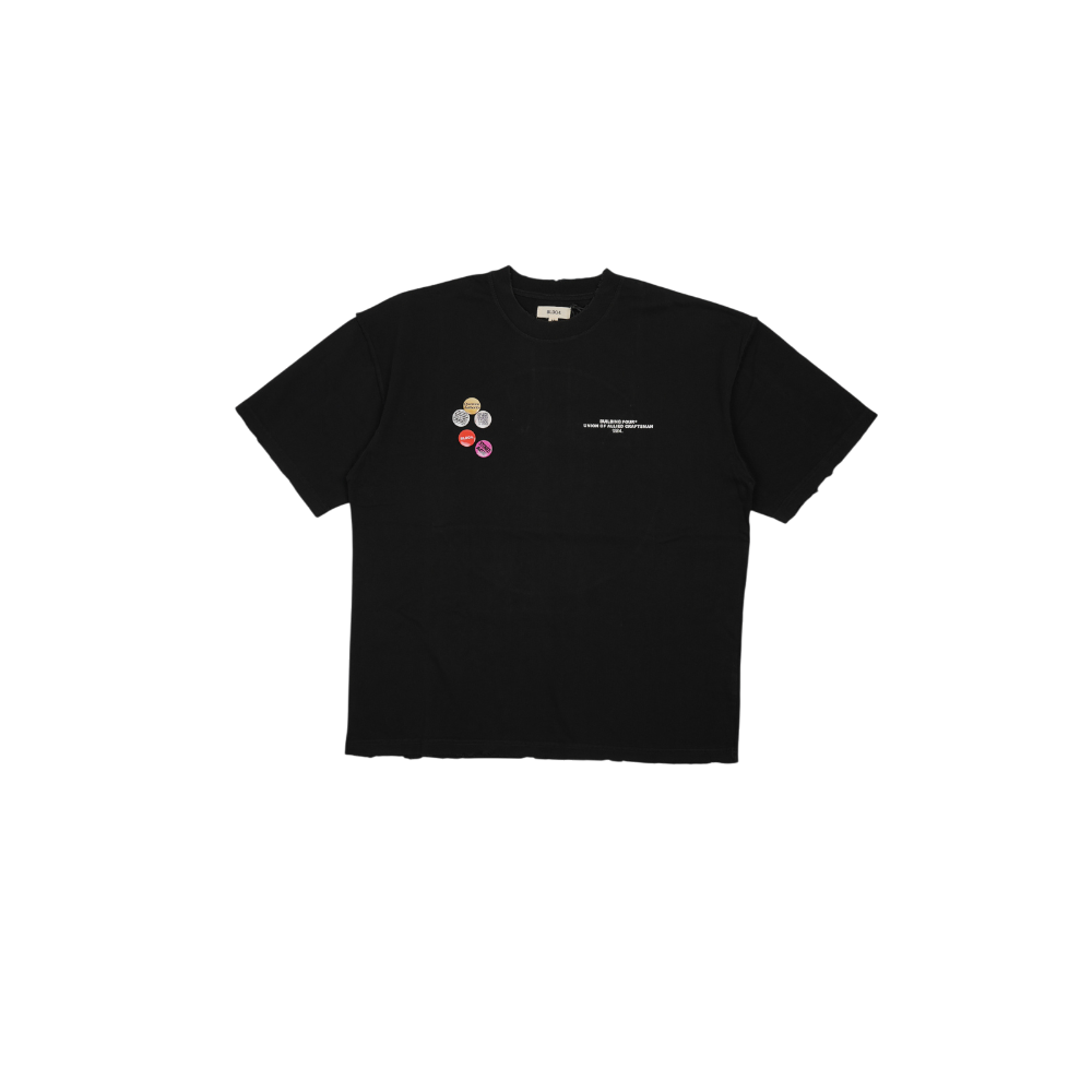 Bldg4 - Piza Ss Knit Tee - Black