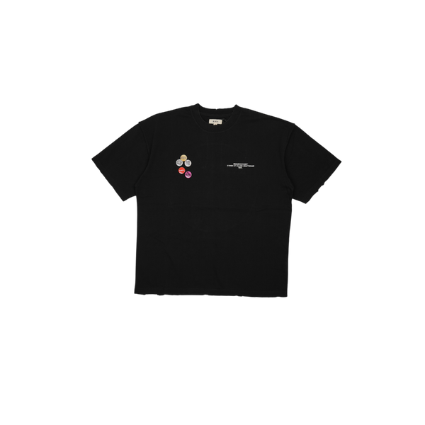 Bldg4 - Piza Ss Knit Tee - Black