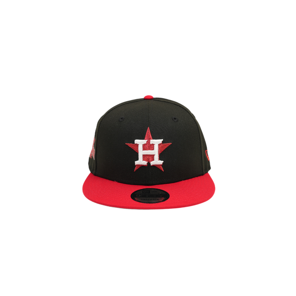 New Era - 950 Houston Astros 05ws - Blkscarlet Snapback Hat - Multicolor