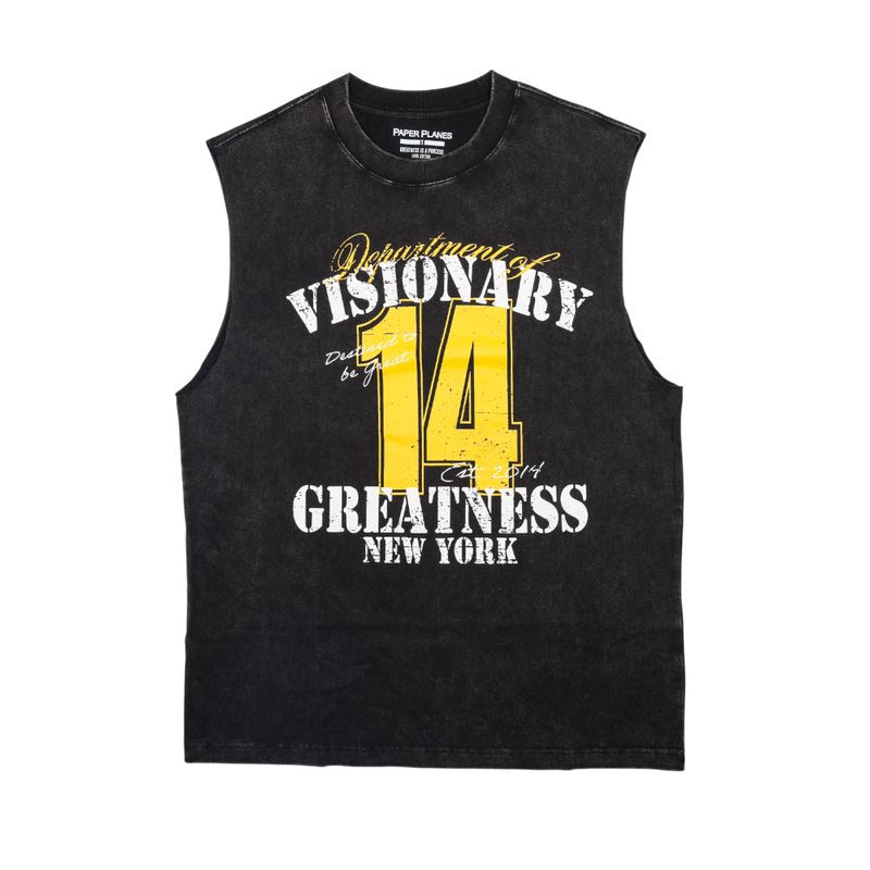 Paper Planes - Paper Planes - Sleeveless Tee - Black