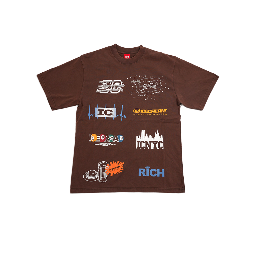 Ice Cream - Rich Ss Knit Tee - Multicolor