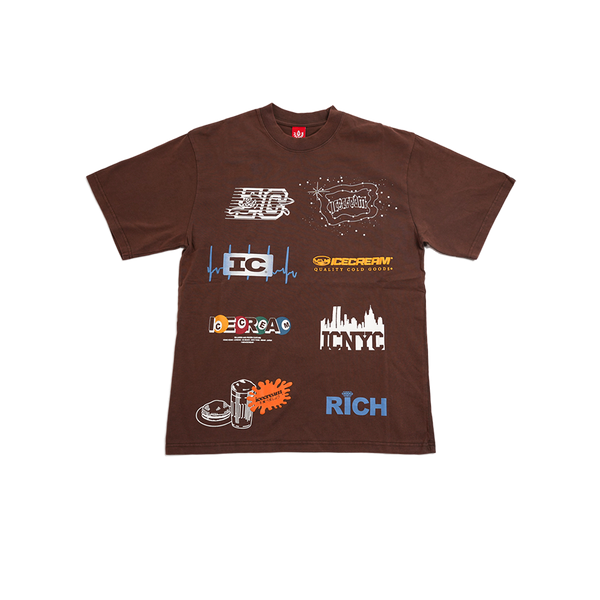 Ice Cream - Rich Ss Knit Tee - Multicolor