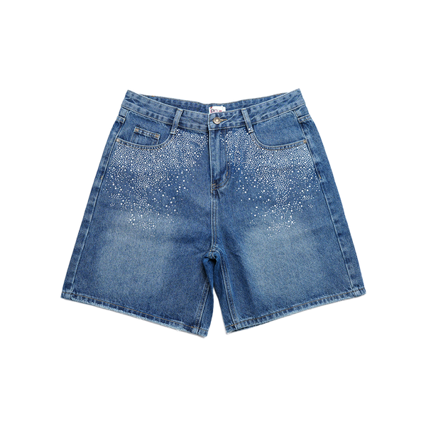 Dry Rot - Stardust Denim Shorts - White