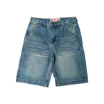 One of These Days - Denim Painter Shorts - Black