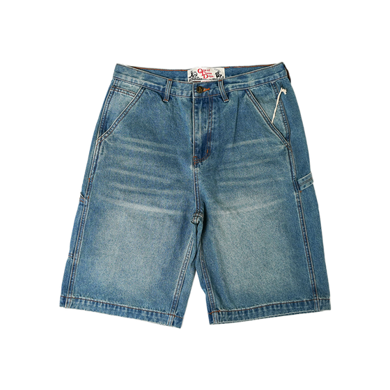 One of These Days - Denim Painter Shorts - Black