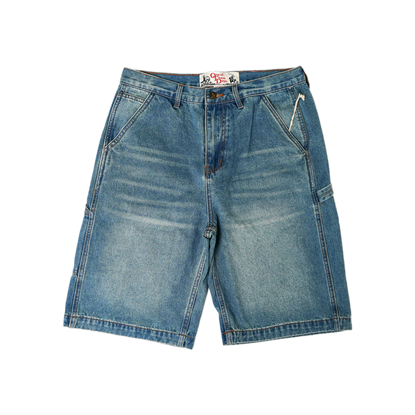 One of These Days - Denim Painter Shorts - Black