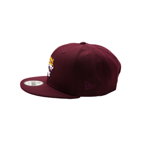 New Era - Bcu Snapback Hat - Burgundy — alternate view
