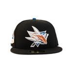 New Era - 5950 Sajsha Xx Blkblueazdolp Fitted Hat - Blue