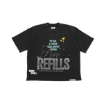 Free Refills - Starburn Tee - Black