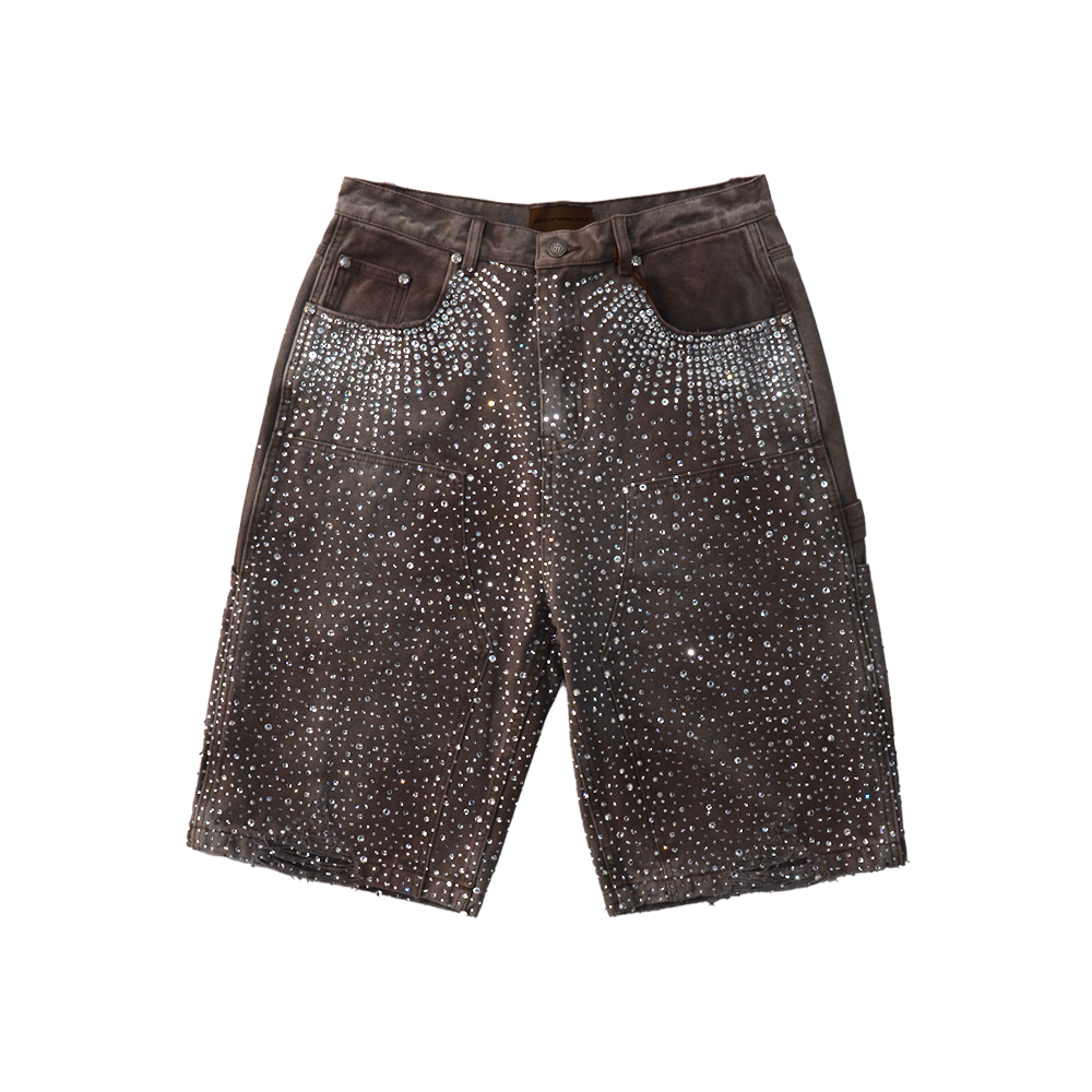 Birth of Royal Child - Redial 20k Diamond Shorts - Washed Brown - Red