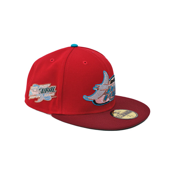 New Era - Tampa Bay Devil Rays Fitted Hat - Teal — alternate view