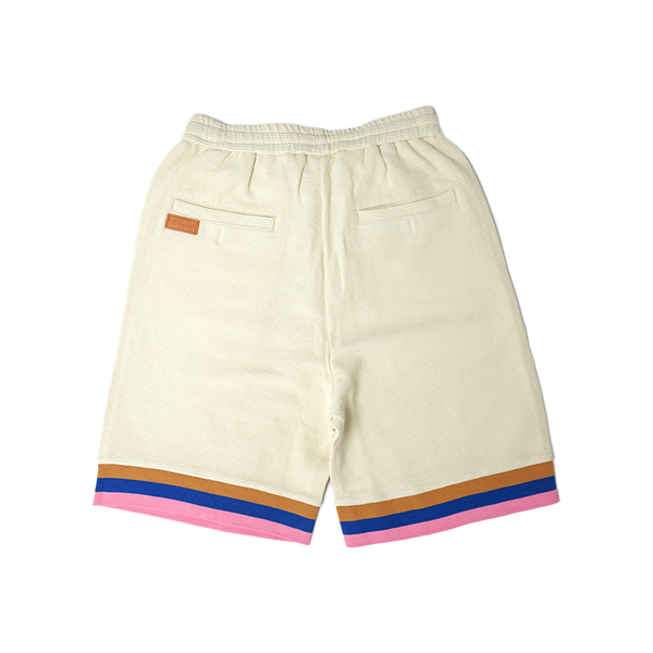 Hideout - Waffle Knit Shorts - Multicolor — alternate view