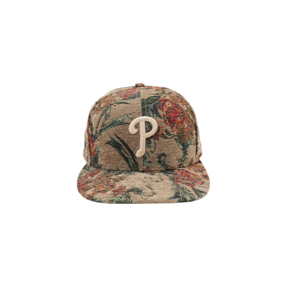 New Era - Floral Philadelphia Phillies Fitted - Beige
