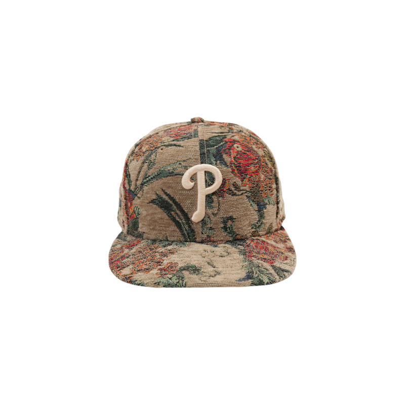 New Era - Floral Philadelphia Phillies Fitted - Beige