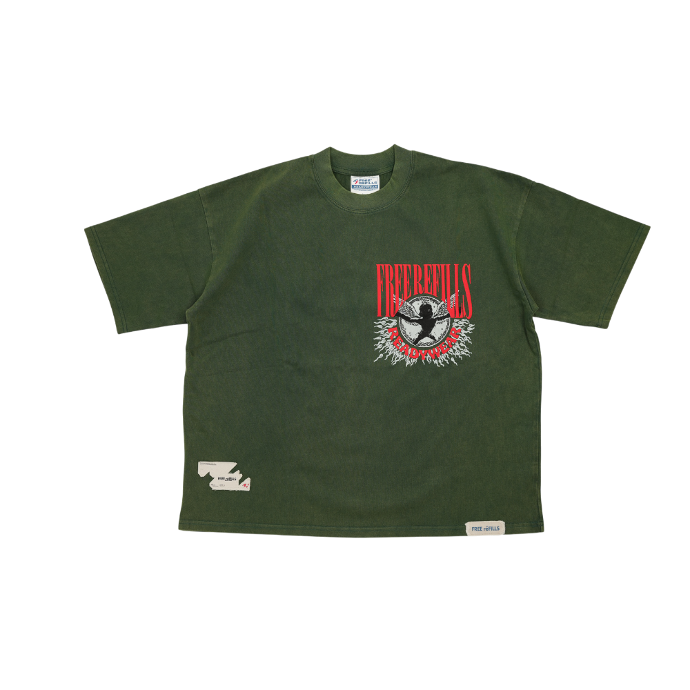 Free Refills - Nirvana Tee - Green