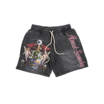 Almost Someday - Motley Fleece Shorts - Black