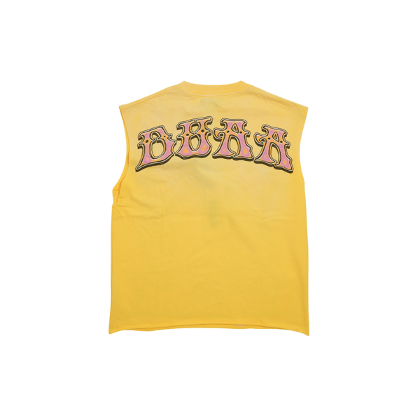 Duaa - Calm Cutoff Tee - Yellow — alternate view