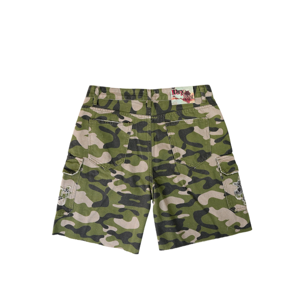Dry Rot - Unruly Camo Cargo Shorts - Multicolor — alternate view