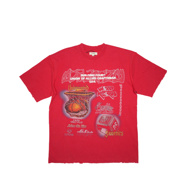Bldg4 - Basilique Ss Knit Tee - Mars Red