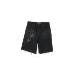 When Smoke Clears - Half Star Denim Short - Denim