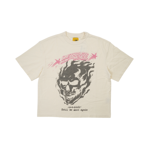 Diet Starts Monday - Ghost Rider Tee - White