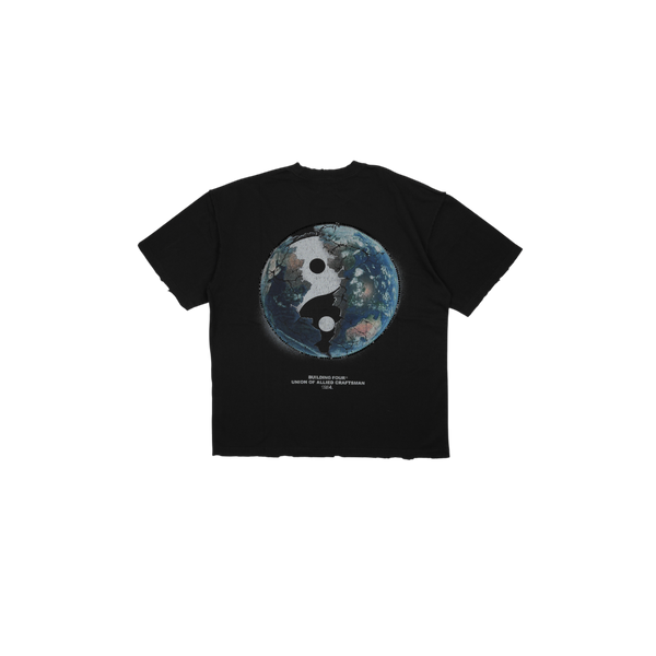 Bldg4 - Piza Ss Knit Tee - Black — alternate view