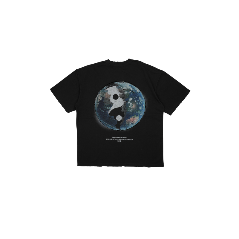 Bldg4 - Piza Ss Knit Tee - Black